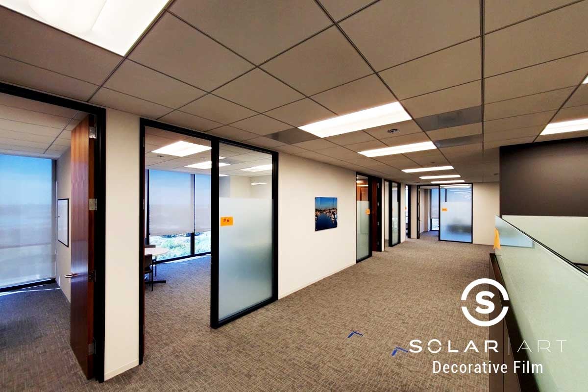Decorative Window Film Install in Irvine, California
