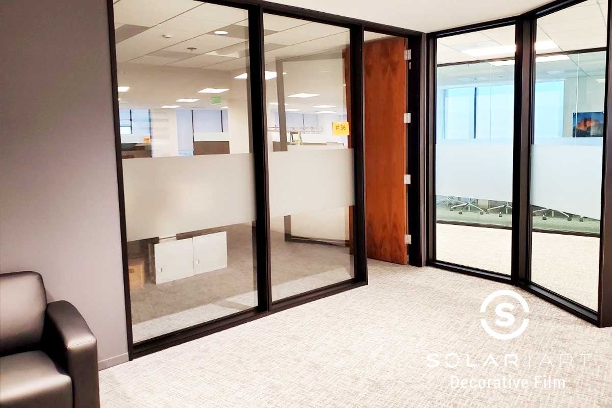 Decorative Window Film Install in Irvine, California