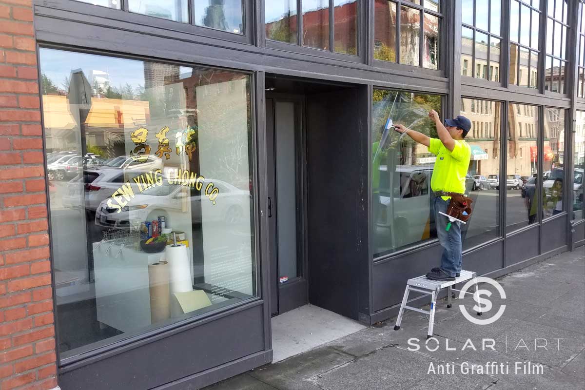 anti-graffiti-window-film-for-storefront-in-seattle-washington